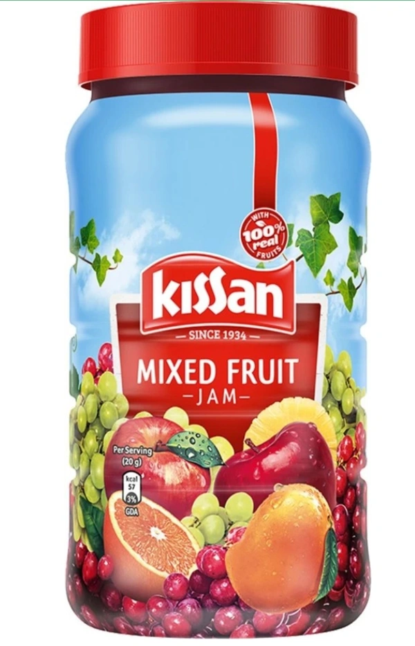 Kissan 100% Real Mixed Fruit Jam - 1kg