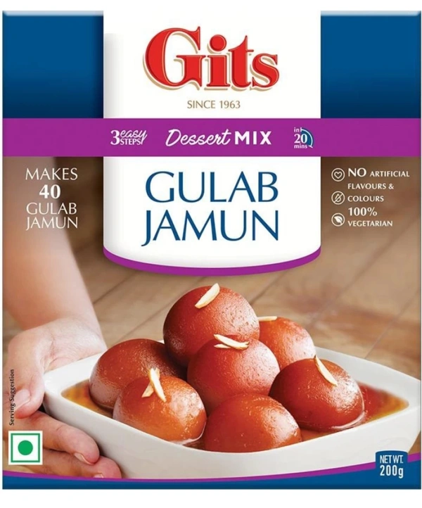 Gits Gulab Jamun Instant Dessert Mix - 200g