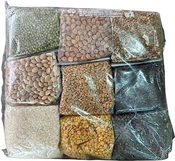 Navadhanyalu Seperate 9 Items (నవధాన్యాలు 9 రకాలు విడివిడిగా) - Each 100gms