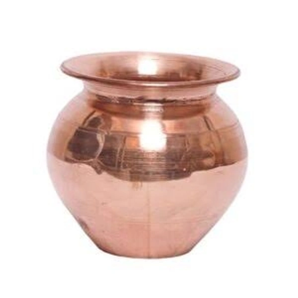 Pure Copper Kalasham chembu/lota - 4 Inches-Fine Quality