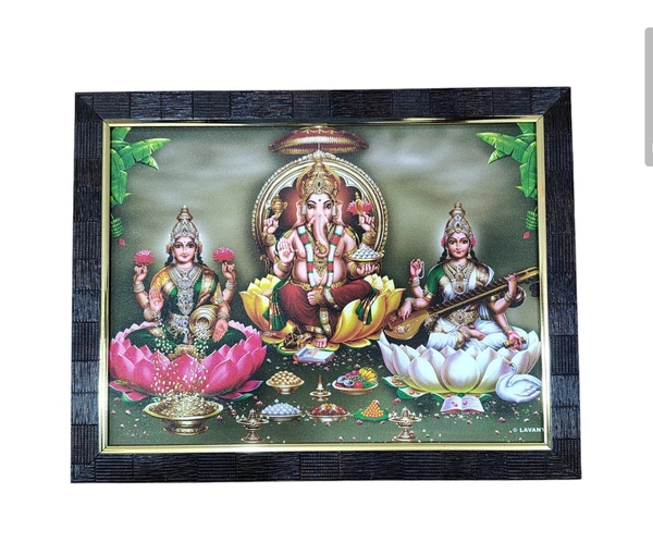 Laxmi Ganesh Saraswati Photo - 6*9