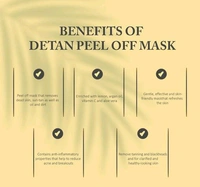 Pure Glow Golden And De-Tan Peel Off Mask😍
