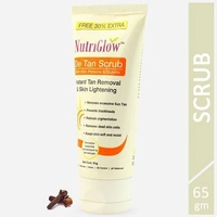 Nutriglow Skin Whitening And Brightening De-Tan Scrub 😍