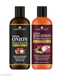 Herbal Hair Regrowth Onion Oil And Shampoo