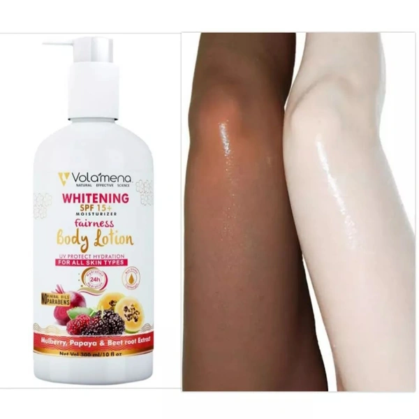 💫Volamena Skin Whitening SPF 15+ And Brightening Moisturizer Body Lotion