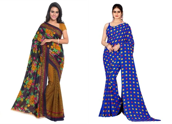 Georgette Printed Saree