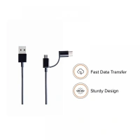 2_In_1 Usb Cable (Micro Usb To Type_C (Color: Assorted)