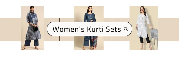 "Stylish Women's Kurti Sets - Earn Wallet Points, Affordable Prices in India"