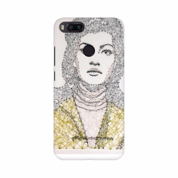 Shopnav POCO F1 by Xiaomi Gixl Pixcel Potrait Photo Mobile Case Cover - White, 0.25, Digital Art