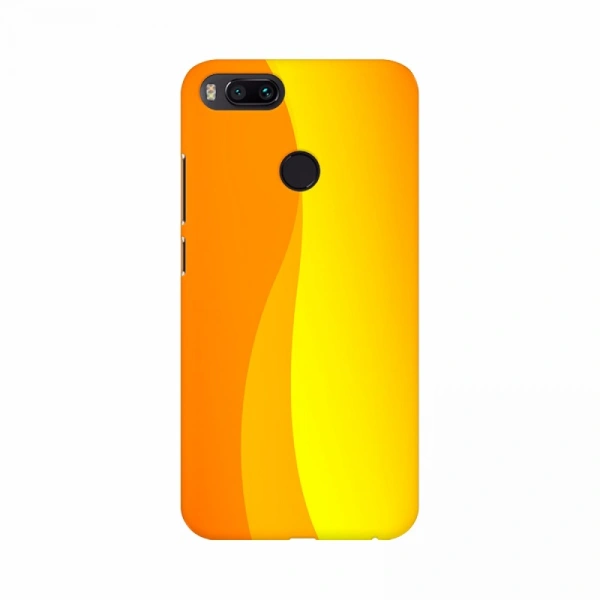 Shopnav Apple iphone XR Curve Shape Orange background Mobile Case Cover