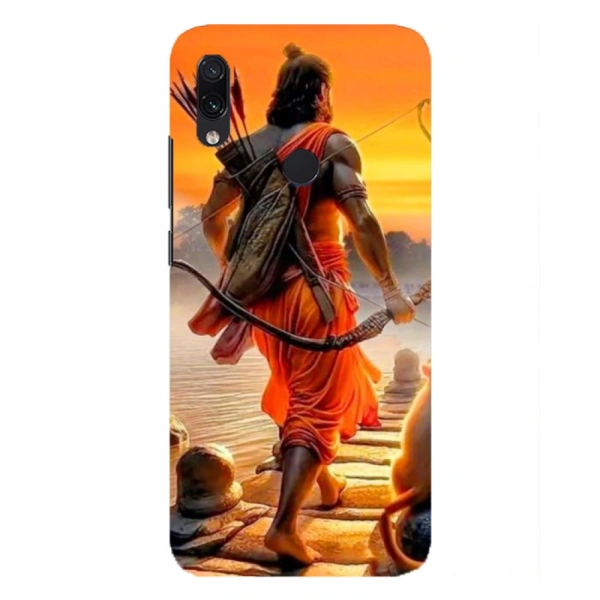 Shopnav Samsung Galaxy M40 Printed Ram Mandir Hard Mobile Case Cover
