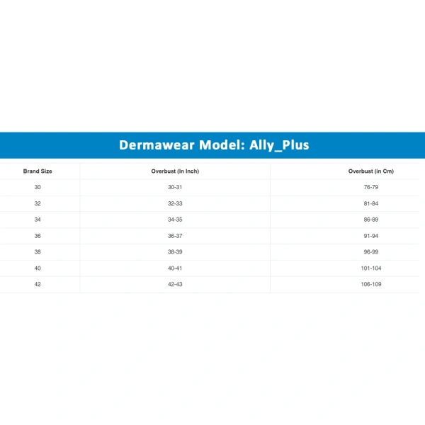 Dermawear Ally Plus Women's 4D Stretch Support Bra (Skin) - 36