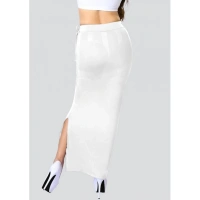 Dermawear Women's 4D Stretch Saree Shapewear (White) - XL