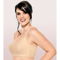 Enamor A112 Women's Cotton Full Support Bra (PaleSkin) - 36DD