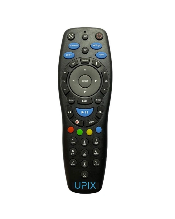 DTH Set Top Box Remote with Recording Feature, Compatible with Tata Sky SD/HD/HD+/4K DTH Set Top Box Remote Control - 0.38