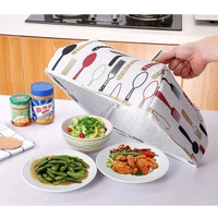 Foldable Insulated Food Cover with Table Hot Food Insulation Cover Dish Kitchen Food Cover (Color: Assorted) - 0.09, Assorted