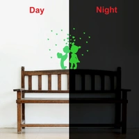 Green Galaxy Of Stars Radium Wall Sticker - Finished OutPut Size: 43X42cm, 0.12, Green
