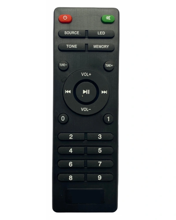 Home Theatre Remote No. RC12, Compatible with Intex Home Theatre Remote (Exactly Same Remote will Only Work) - 0.38