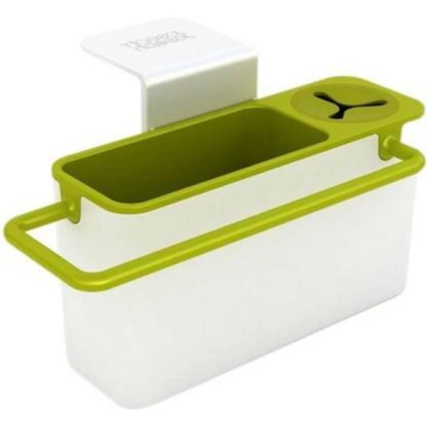 shopnav's Kitchen Self Draining Sink Tidy With Suction Cup Organizer Sponge (Color: Assorted) - 0.25, Assorted