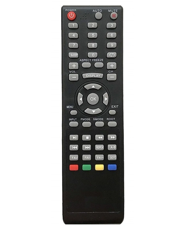LED/LCD Remote, Compatible with Intex LCD/LED TV Remote COntrol (Exactly Same Remote will Only Work) - 0.38