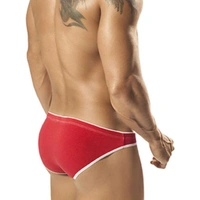 shopnav's Men's Cotton Handsome Hunk Brief Underwear Red - Red, 0.15, Briefs, L