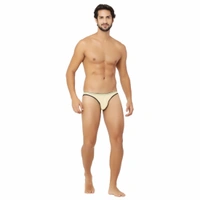 Men's Nylon Transparent Briefs Underwear Mango - Mango, 0.15, Transparent Briefs, L