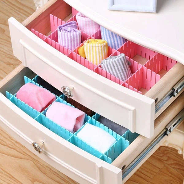 Pack Of 2_Adjustable Drawer Organizer and Kitchen Board Divider (Color: Assorted) - 0.2, Assorted
