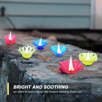Pack Of 3_(12 Pieces Set)_Multi Shape Plastic Candle Cup (Color: Assorted) - 0.47, Assorted