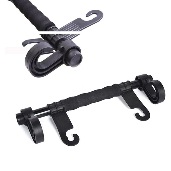 Pack Of_3 Multi Purpose Chair Back Long Handle Double Hook (Color: Assorted) - 0.56, Assorted