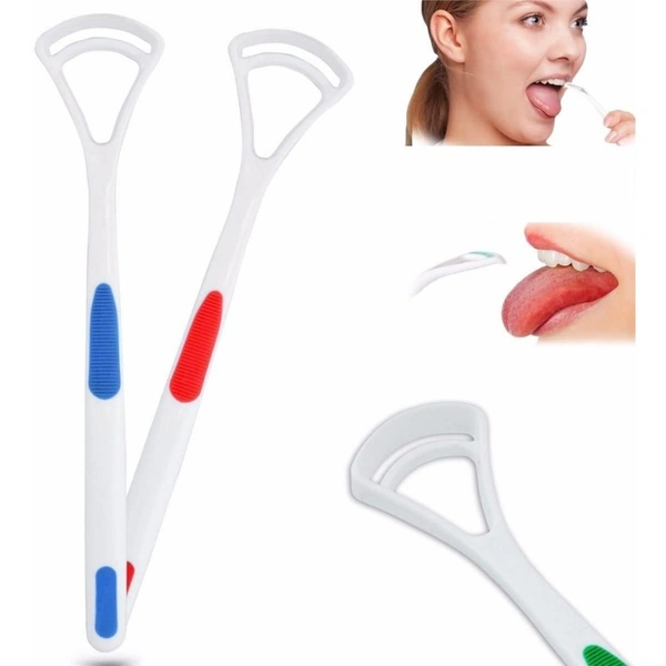 Pack Of_3 Tongue Cleaner(2 Pcs Set) (Color: Assorted) - 0.09, Assorted