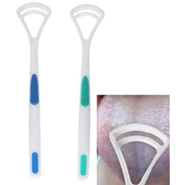 Pack Of_3 Tongue Cleaner(2 Pcs Set) (Color: Assorted) - 0.09, Assorted