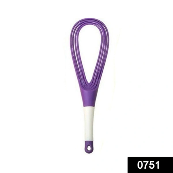 Pack Of_5 Fold Able Plastic Whisk Beater Hand Blender Mixer Froth Whisker Lassi Maker (Color:Assorted) - 0.12, Assorted