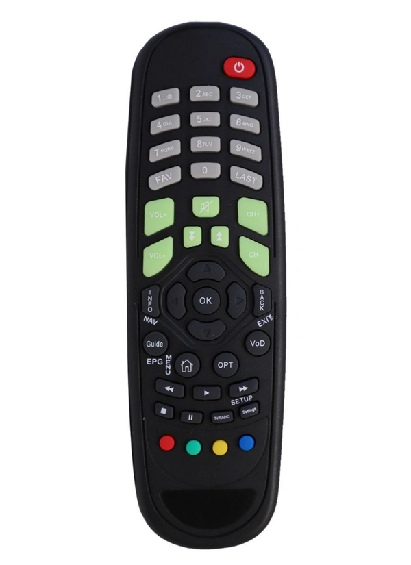 Set Top Box Remote No. STB 03, Compatible With GTPL Set Top Box Remote Control_Old Remote Functions Must Be Exactly Same (Color:Multi) - 0.13