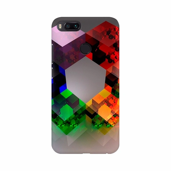 Realme 5 Pro Colorful 3D Diagonal Mobile Case Cover - Multi, 0.25, Abstract and illusions