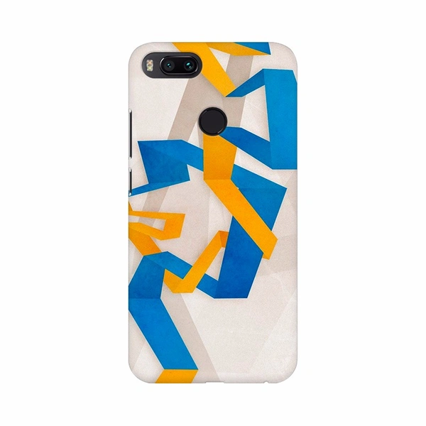 Asus ZenFone Max M2 Two Color Pattern Mobile Case Cover - Blue, 0.25, Random
