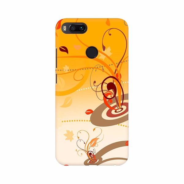 Realme 5 Orange Color beautiful wallpaper Mobile Case Cover - Orange, 0.25, Random