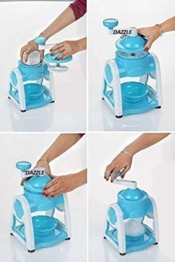 Plastic ICE Gola Maker Slush Maker (Color: Assorted) - 1.03, Assorted