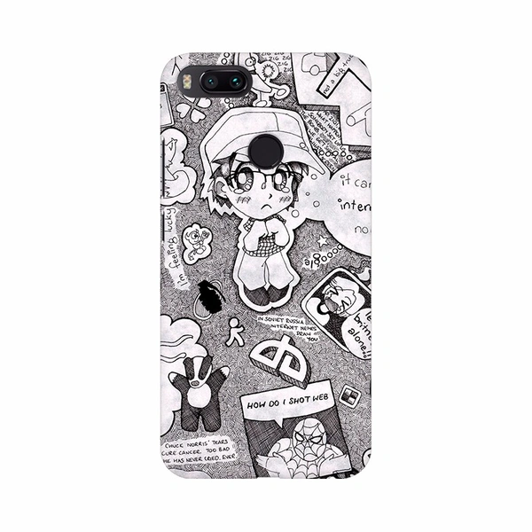 Realme 2 Pro Cartoon Story Background Mobile Case Cover - White, 0.25, Cartoon