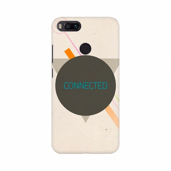 Shopnav Redmi Note 5 Connected Logo Mobile Case Cover - White, 0.25, Text