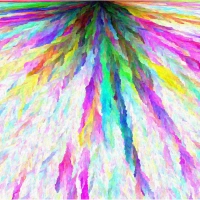 Apple iphone 6s Rainbow color Digital Painting Mobile Case Cover