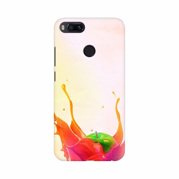 Shopnav Redmi Note 5 Digital Art Apple flammable Mobile Case Cover - White, 0.25, Digital Art