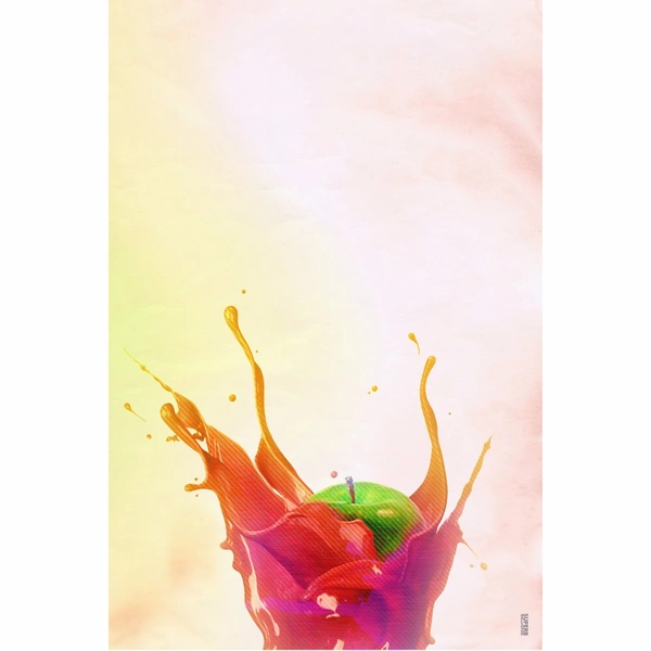 Shopnav Redmi Note 5 Digital Art Apple flammable Mobile Case Cover - White, 0.25, Digital Art