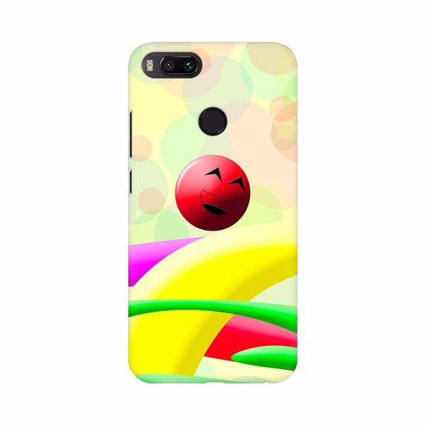 Samsung Galaxy A10 Happy Emoji Color Balls Mobile Case Cover - Yellow, 0.25, Digital Art