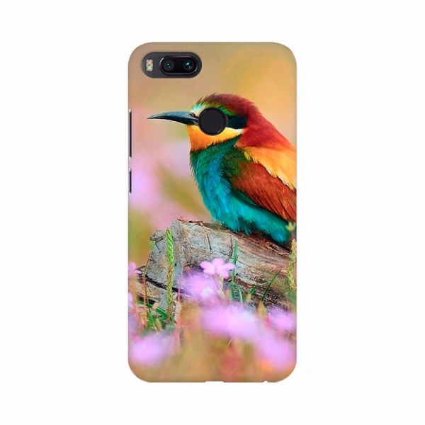 Shopnav Redmi Note 5 Colorful Bird with Abstract Background Mobile Case Cover