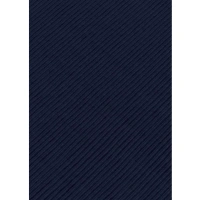 Ribbed Cotton Table Runners (Navy Blue) - 0.35, Navy Blue