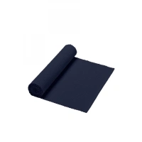 Ribbed Cotton Table Runners (Navy Blue) - 0.35, Navy Blue