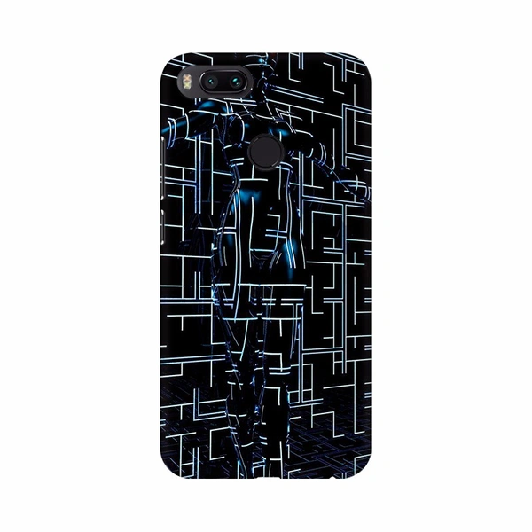 Shopnav Redmi Note 5 The Robert Model Mobile Case Cover - Black, 0.25, Abstract and illusions