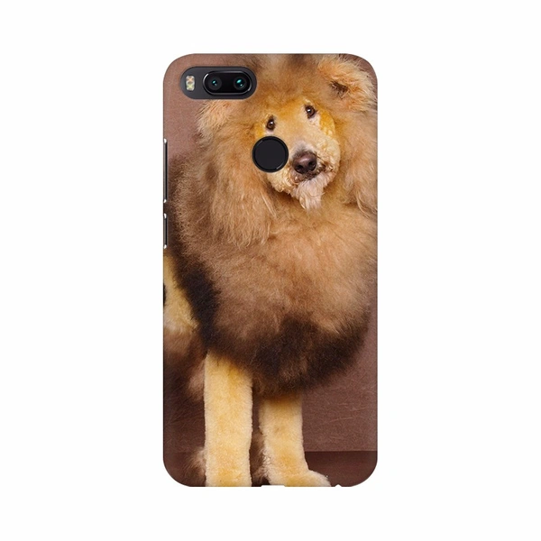 Vivo Y15 Lion and Tiger Masking Effect Mobile Case Cover - Brown, 0.25, Animal