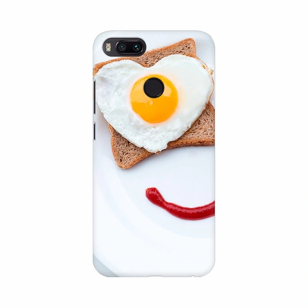 Samsung Galaxy A10 Love And Smile Emoji Breakfast Mobile Case Cover - White, 0.25, Cream