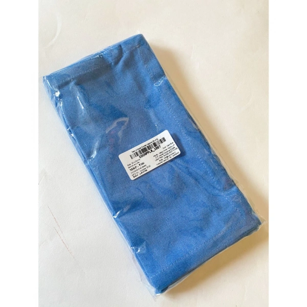 Solid Cotton Napkins Sets (Blue) - 0.35, Blue